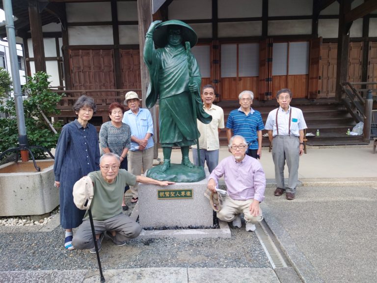 銅像/親鸞聖人像設置【愛知県半田市雲澤寺】