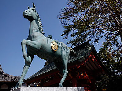 銅像/神馬銅像製作所 (有)田畑功彫刻研究所【日展審査員作】